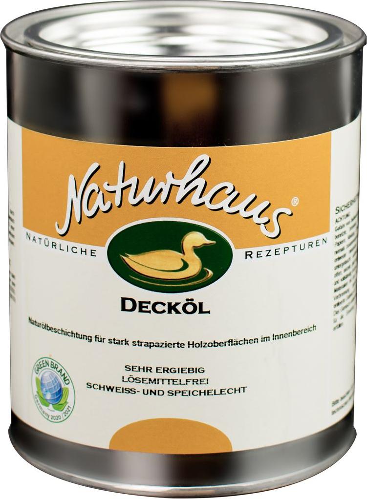 NATURHAUS Naturfarben GmbH NATURHAUS Decköl lösemittelfrei Matt 750ml 68
