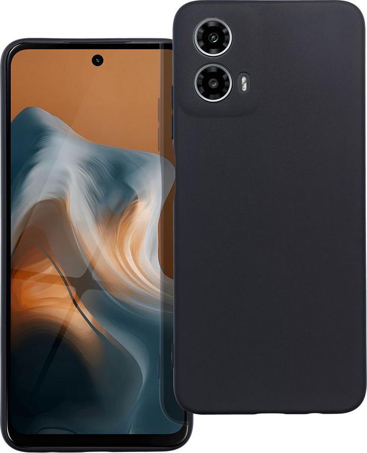 MATT kryt na mobilný telefón vhodný pre MOTOROLA G34 5G čierny