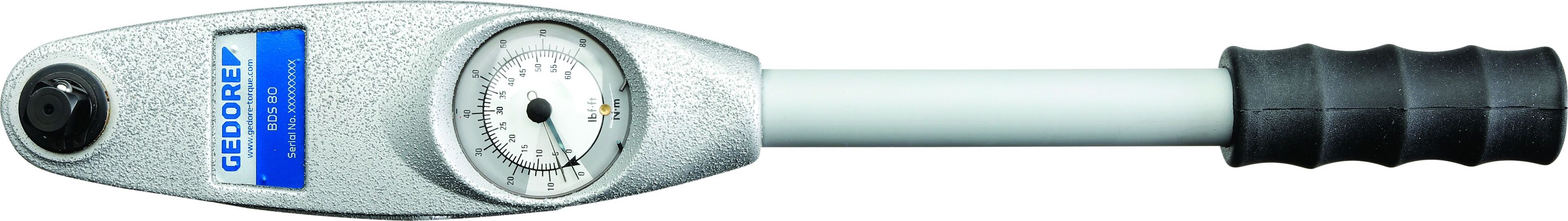 GEDORE ADS 25 F Drehmomentschlüssel mit Schleppzeiger 5-25 Nm, 3108481