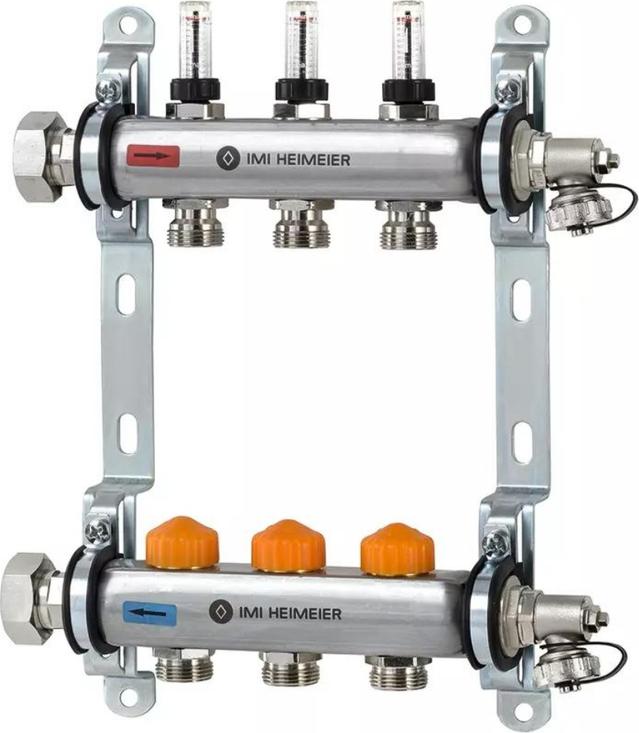Rozdeľovač podlahový Imi Heimeier DYNACON ECLIPSE 3 OKRUHY 9340-03.800