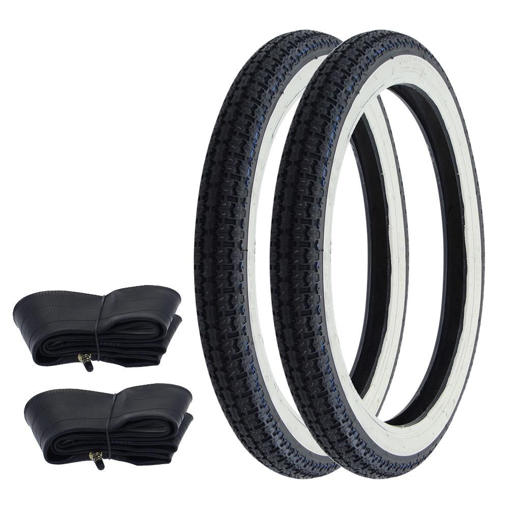 2x Whitewall CIT H-675 2.25-16 (2 1/4 x 16) 38J TT pneumatiky + duša
