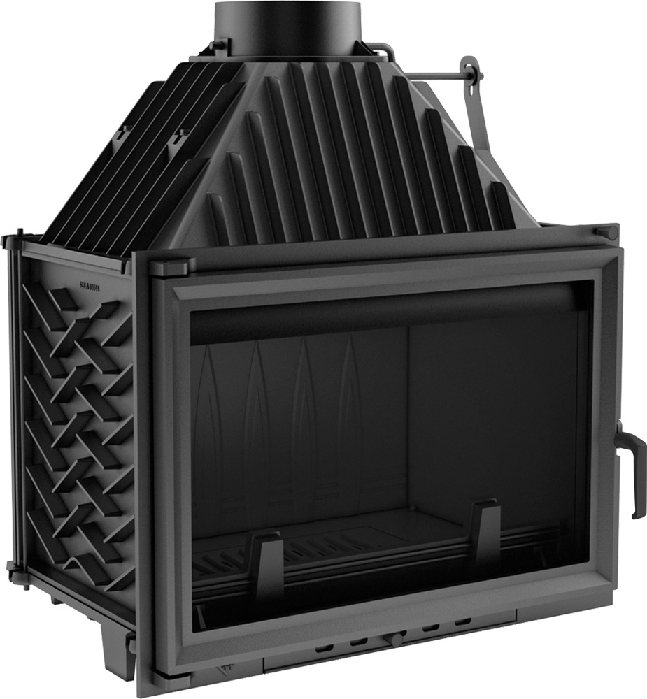 Vzduchový litinový krb OLIWIA 16 kW Ø 180