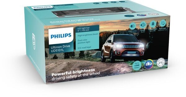 Philips Ultinon Drive 5100 LUMUD5101LX1 4 Zoll LED-Lichtleiste, 9/30 V, LED, 6500 K, 1 Stück(e) LUMUD5101LX1/10