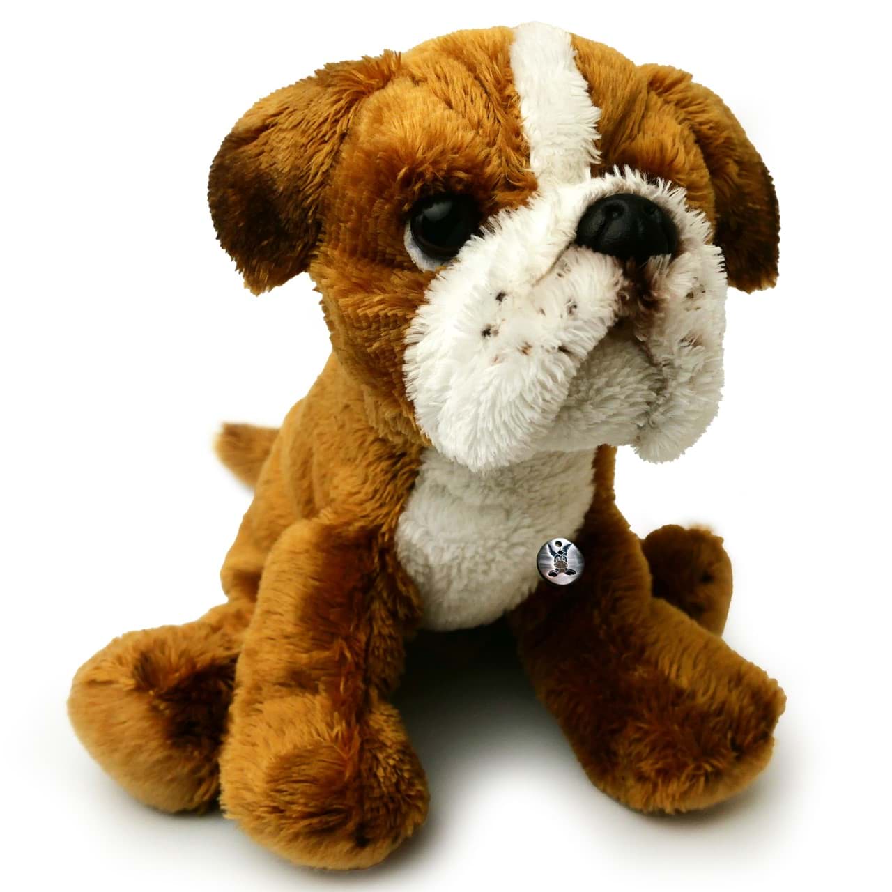 Kuscheltiere*biz Boxer Bulldogge Kuscheltier Hund Plüschtier Schnuffelhund TONY KT531828