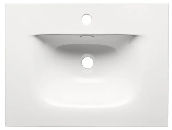 COMAD SKY 60 - Keramik Waschbecken 61 cm Möbelwaschbecken Weiß COMAD-SKY60-8099-BIALA
