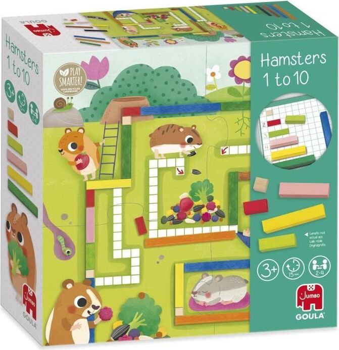 Lernspiel - GOULA - 1-10 Mathematik - Helfen Sie den Hamstern, ihre Vorräte für den Winter anzulegen GOU8410446002346