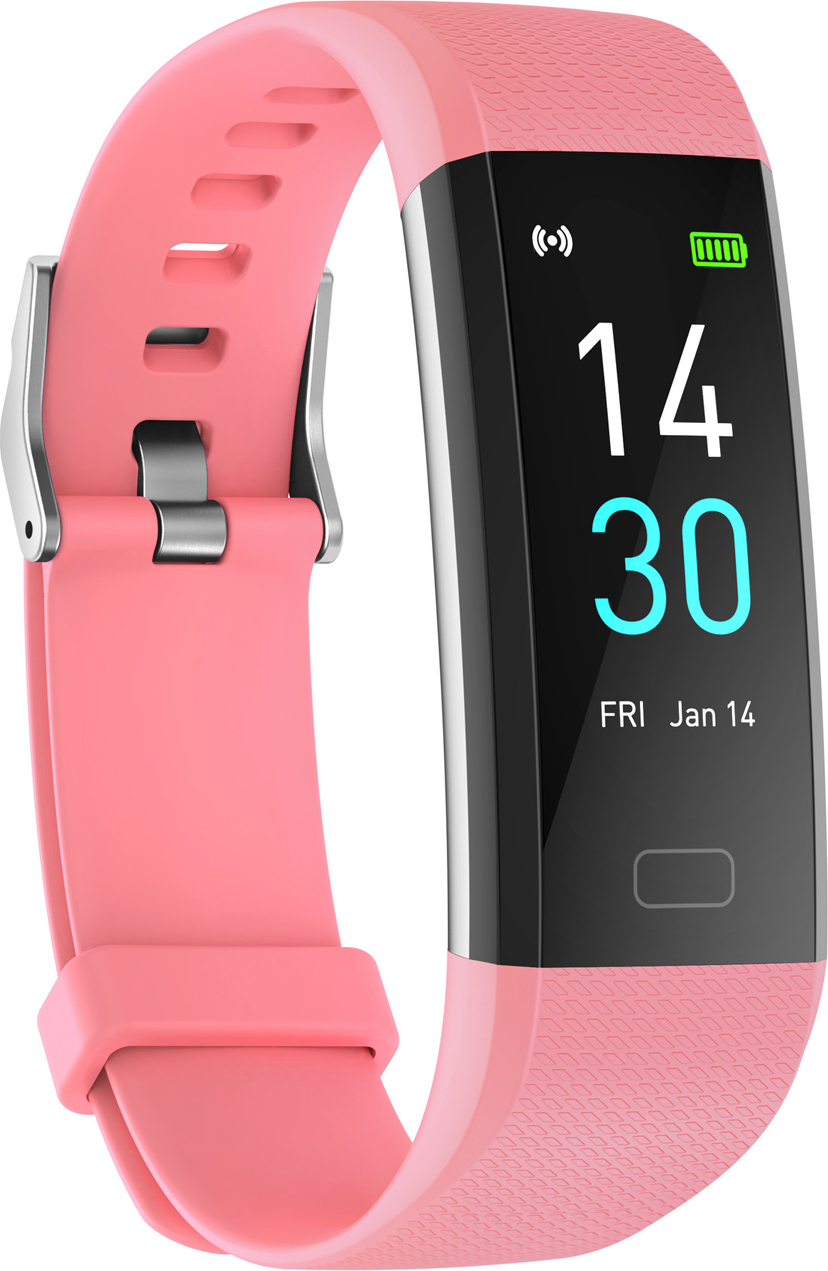 KINSI Damen Herren Smartwatch (3,9 cm/1,3 Zoll, iOS Android) Fitnesstracker Smartwatch, IP67 wasserdicht, Herzfrequenz, Blutdruck, Blutsauerstoff, Schlaf T2-80574885-03