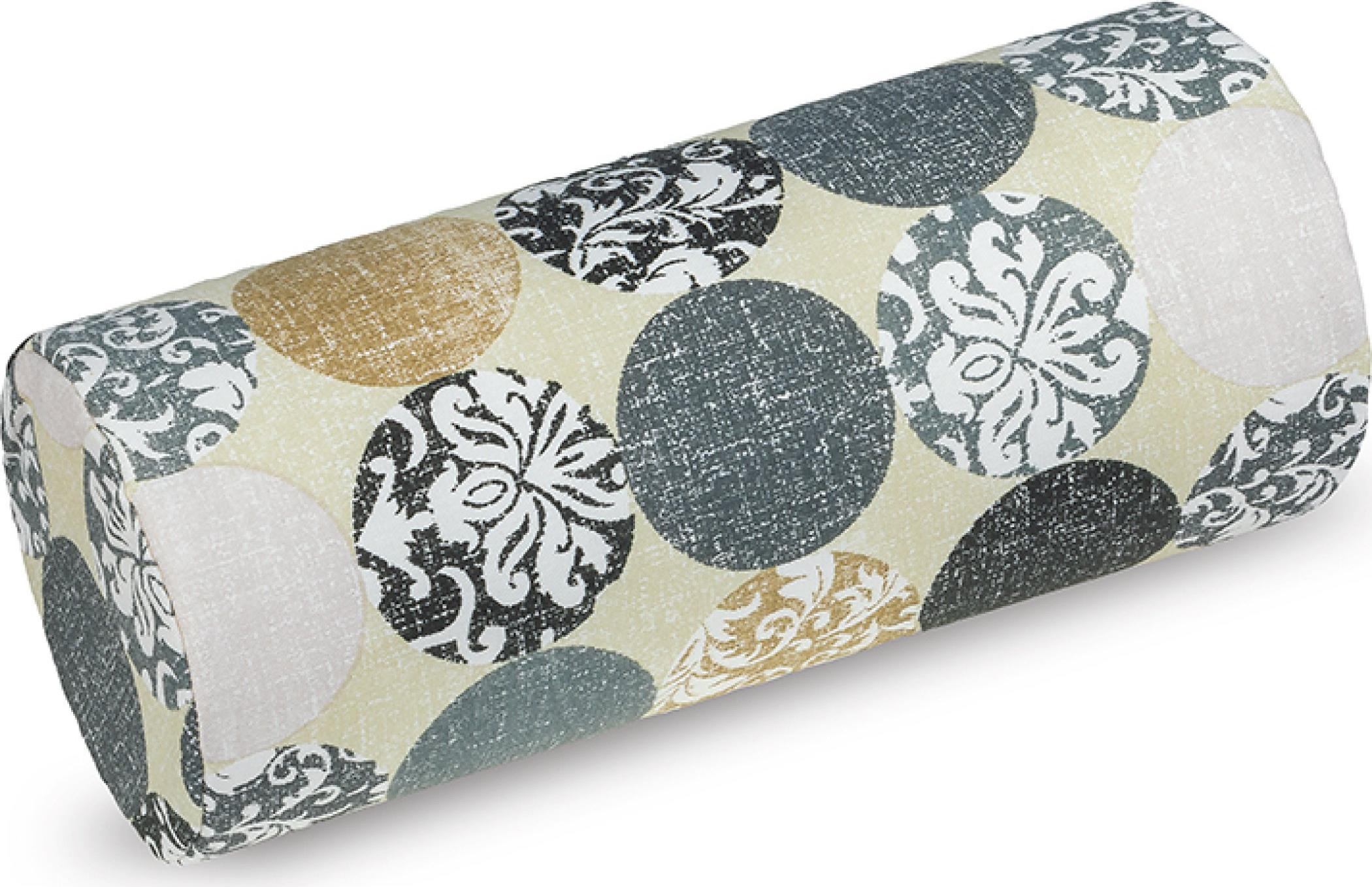 Bellatex Zylinder Berta - Durchmesser 15 x 35 cm - Grau,Weiß