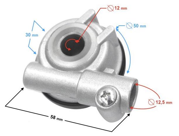 Moretti Geschwindigkeitsmesserantrieb für Falcon 2 Roller