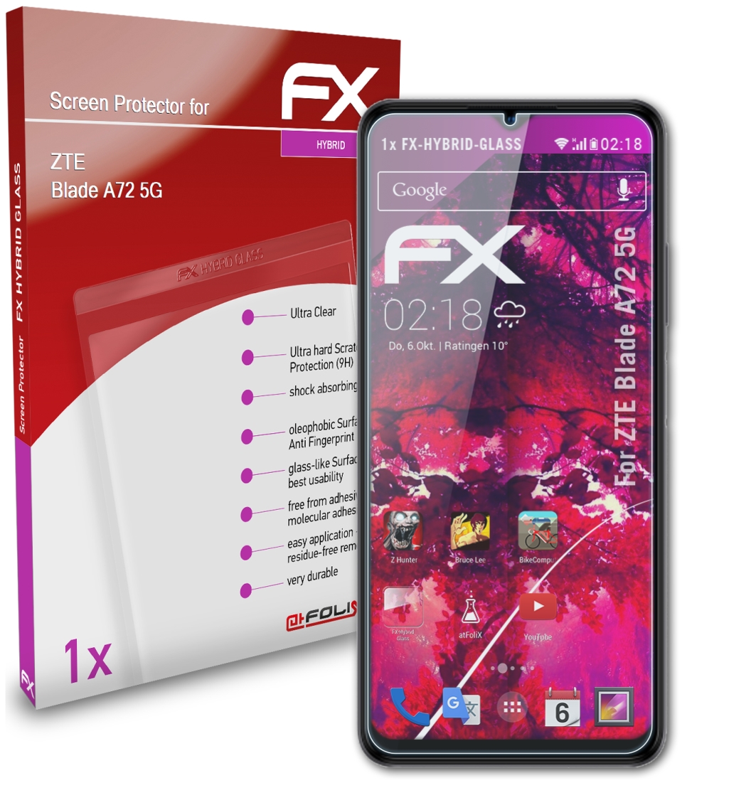 AtFoliX FX Hybrid Glass Panzerfolie Für Sigma EOX View 1300 - 9H Kratzschutz