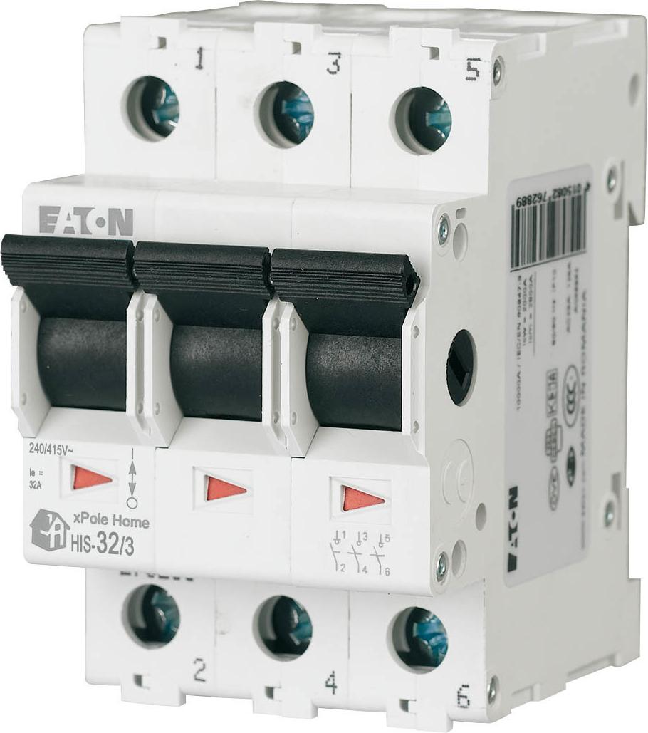 Eaton Hauptschalter (Trennschalter), 32A, 3-polig HIS-32/3