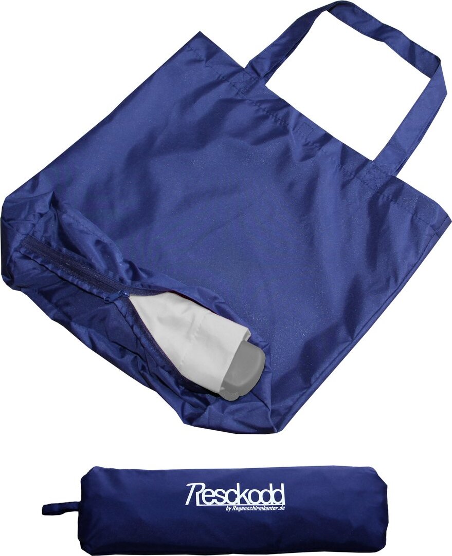 Resckodd Stoffbeutel Shopper-Tasche mit Zusatzfunktion Schirmhülle 3-er Pack 20605-3er-Pack