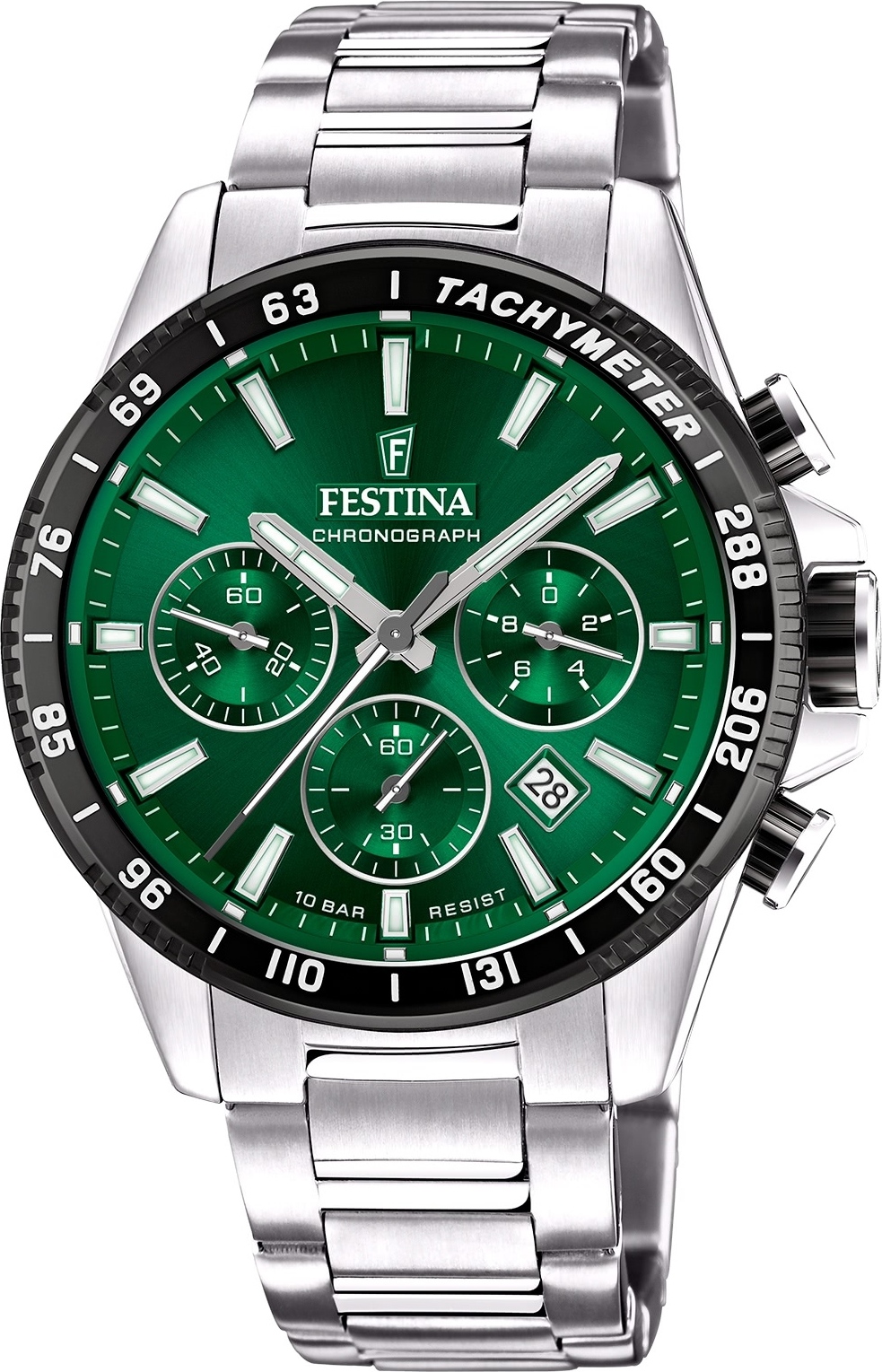 Pánske náramkové hodinky Festina z nehrdzavejúcej ocele strieborné Elegant D2UF20560/4