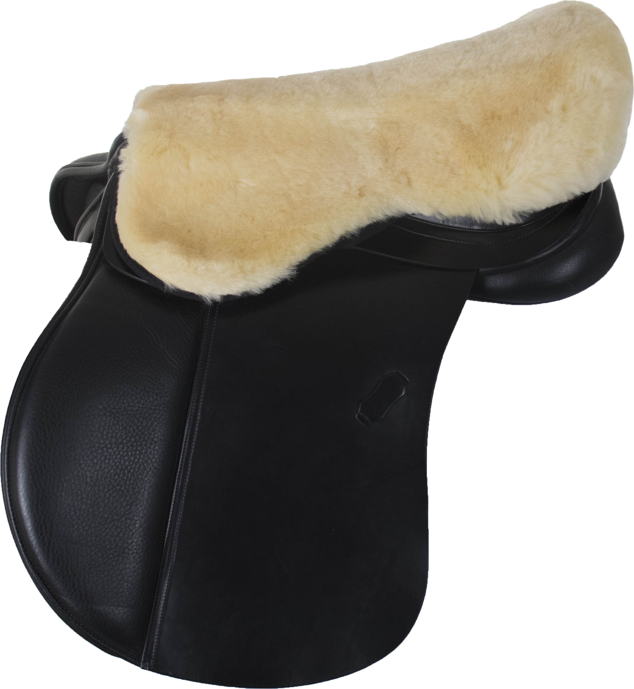 Engel Reitsport Sattelsitzbezug Sattelauflage echtes Merino Lammfell Reitkissen SABEZ1 für englische Reitsattel Med./Natur M SABEZ1-M-MED