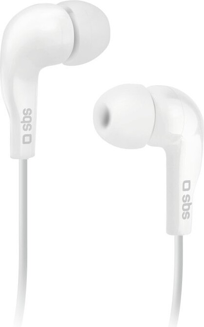 SBS In-Ear Studio Mix 10 Stereo-Kopfhrer mit Mikrofon Wei fr Musik TEINEARWL