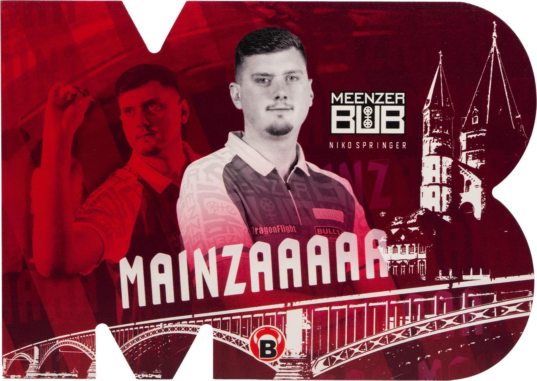 BULL'S Niko Springer Fankarte / 1 Stck