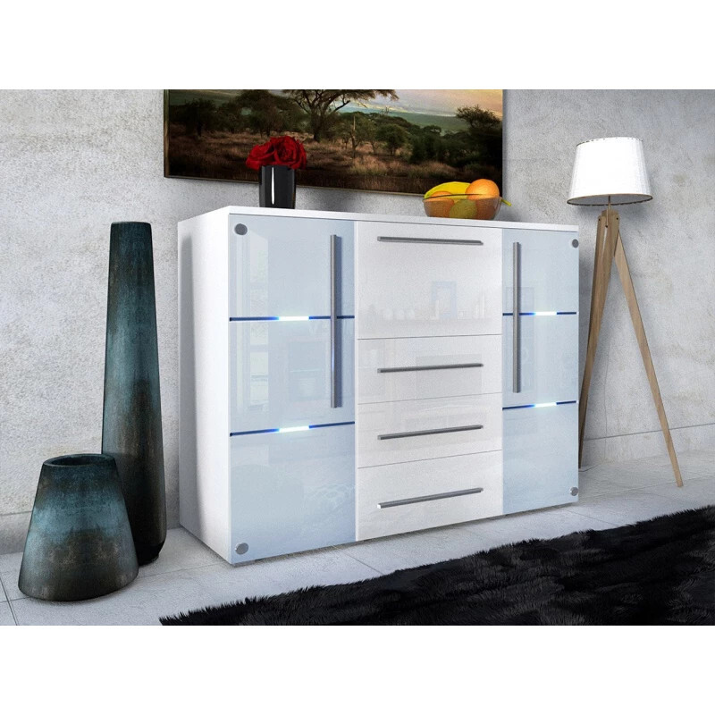 Moderne Kommode BEM - weiß