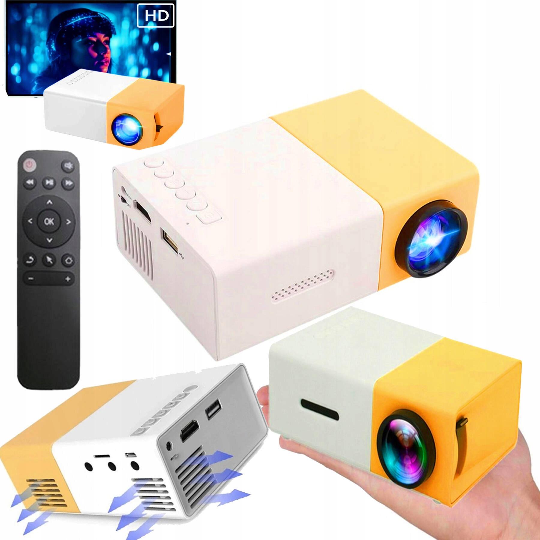 Prenosný Mini Led Full Hd Projektor - Domáce Kino, Filmy, Prezentácie A Hry