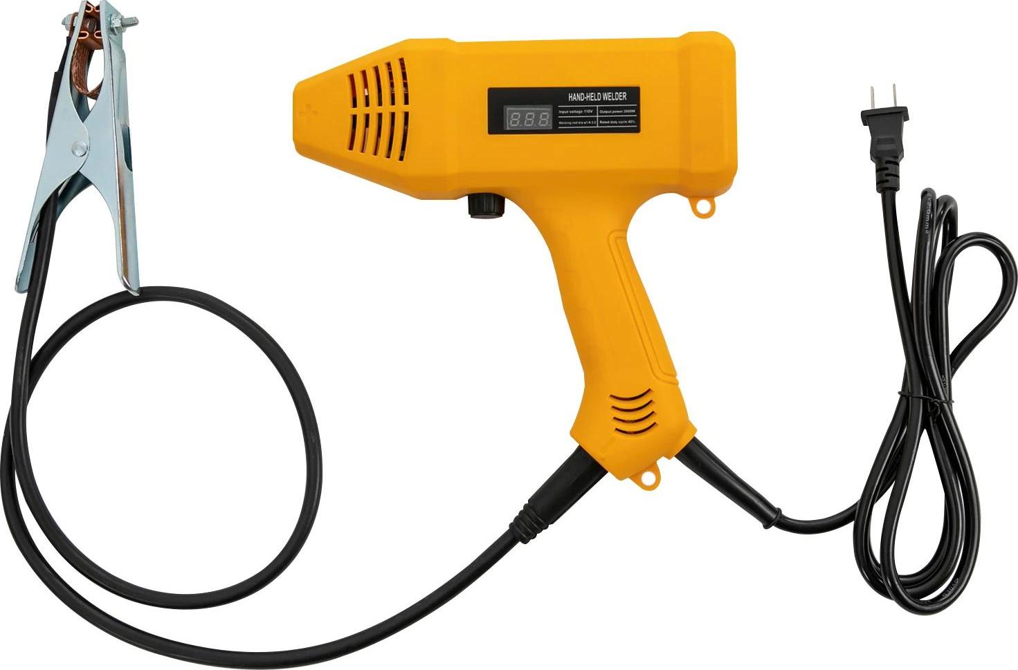 StarTech Tragbares Schweißgerät - MMA Elektrodenschweißgerät - Leistung 3000 W - Strom 20–200 A - Elektroden 1,6–3,2 mm - Materialstärke 2–14 mm - EU‑Stecker - Orange