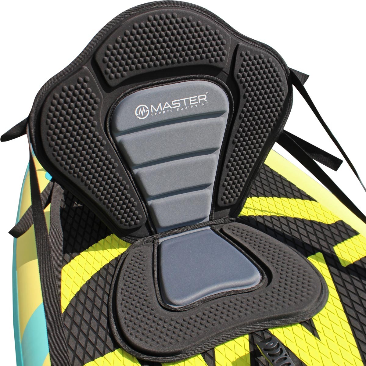Sedile Gonfiabile Per Kayak Con Schienale 52x35x46 Cm - Supporto In PVC Resistente, Ergonomico, Facile Da Montare, Adatto Per Canoa, SUP E Barche Da Pesca