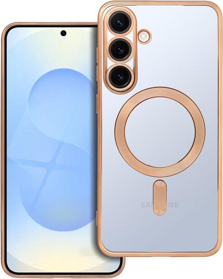 Kryt na mobilný telefón ELECTRO MAG COVER kompatibilný s MagSafe vhodný pre SAMSUNG S25 Plus zlatý