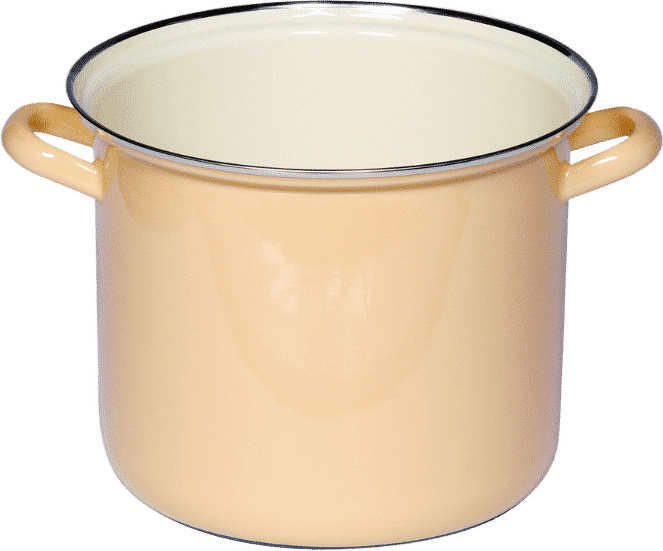 RIESS 0273-006, 4 l, Gelb, Emaille, Keramik, Gas, Induktion, Emaille, 20 cm