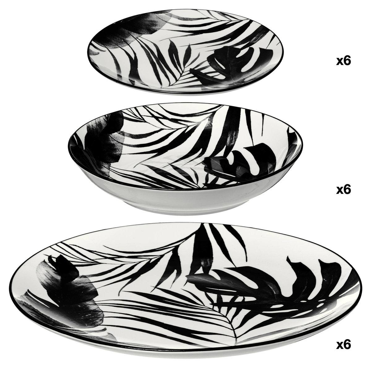 Secret de gourmet Geschirr-Set PALME, 18-teilig 14411