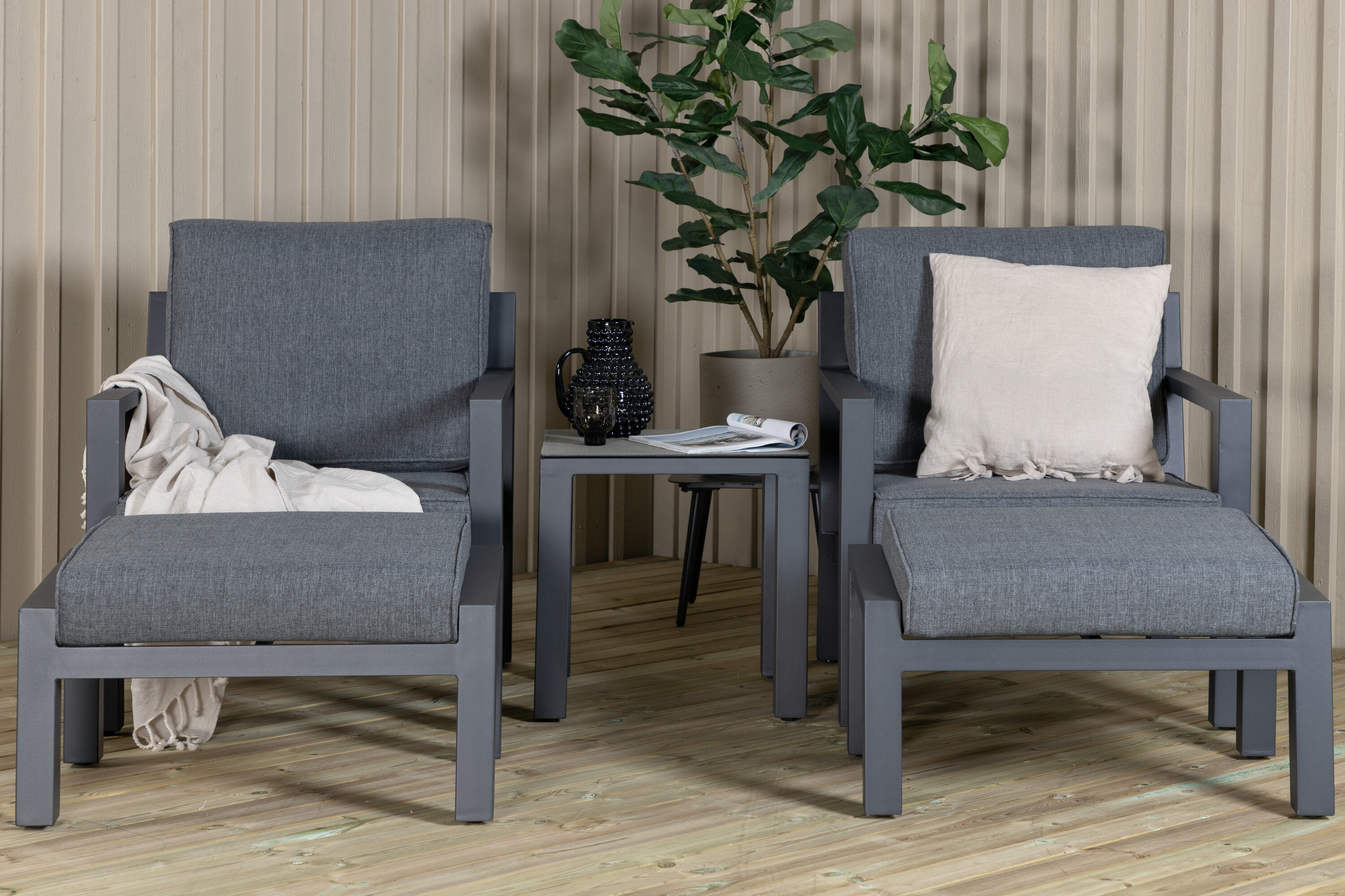Venture Home Lounge Set Barcelona Grey