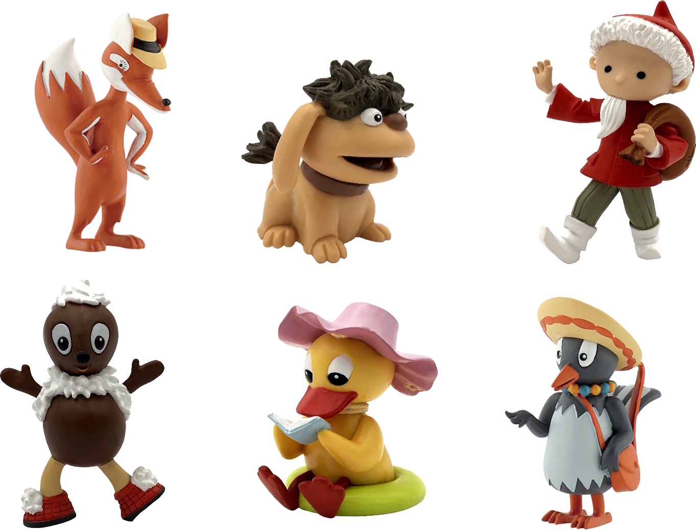 Bullyland Sandmännchen - 6er Spielfiguren Set BU-Sandmann-6er