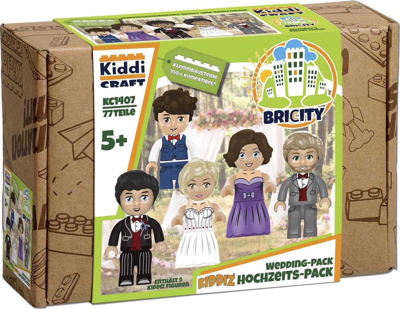 Kiddicraft KC1407 KIDDIZ Figuren-Pack: Hochzeit