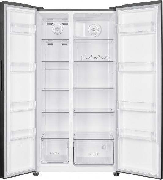 MPM -563-SBS-14/N, Voľne stojaci, Americké dvere, Nerezová oceľ, 2 dvere/dverí, Dotyk, LCD