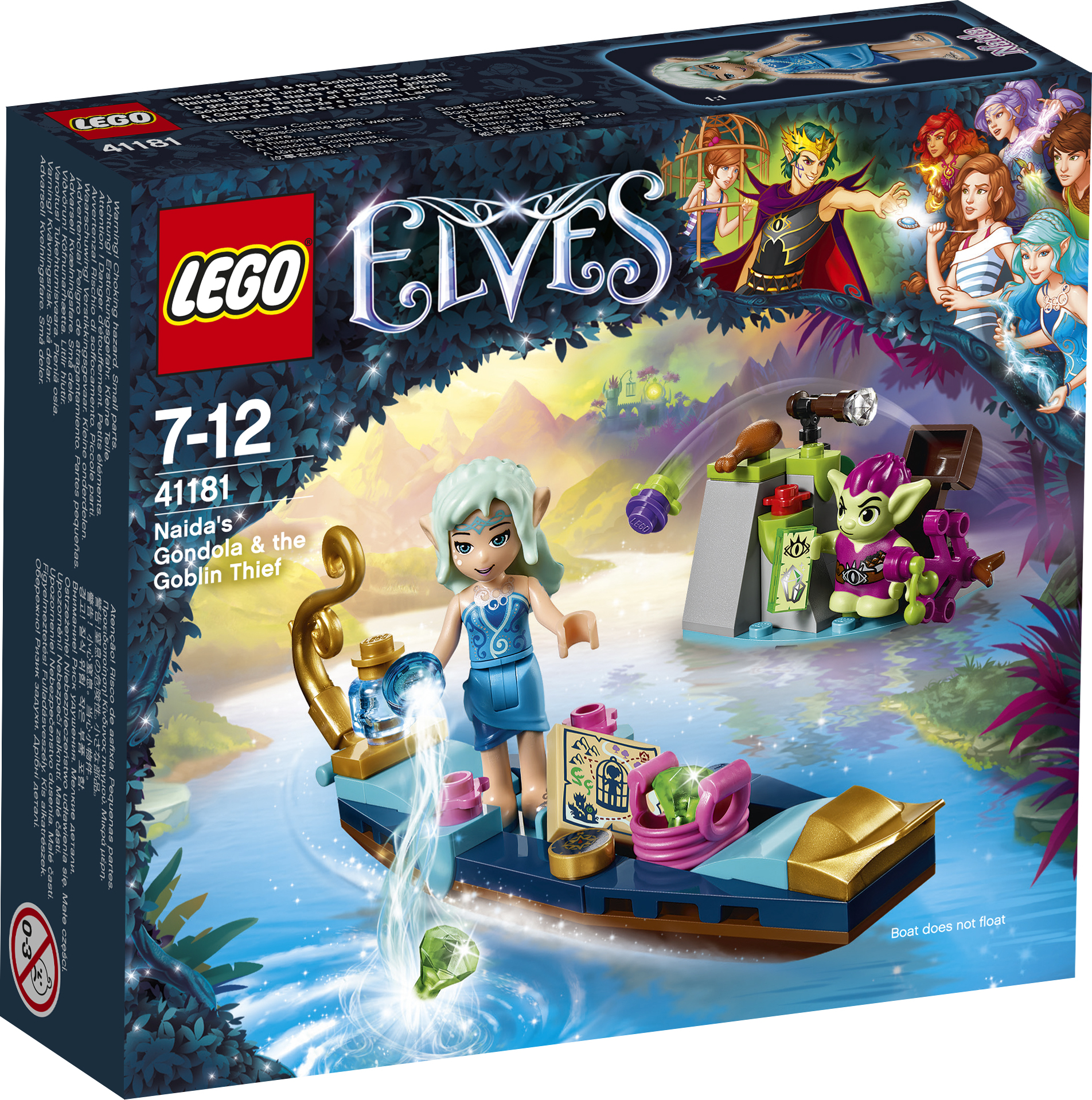 LEGO® Elves Naidas Gondel und der diebische Kobold 41181