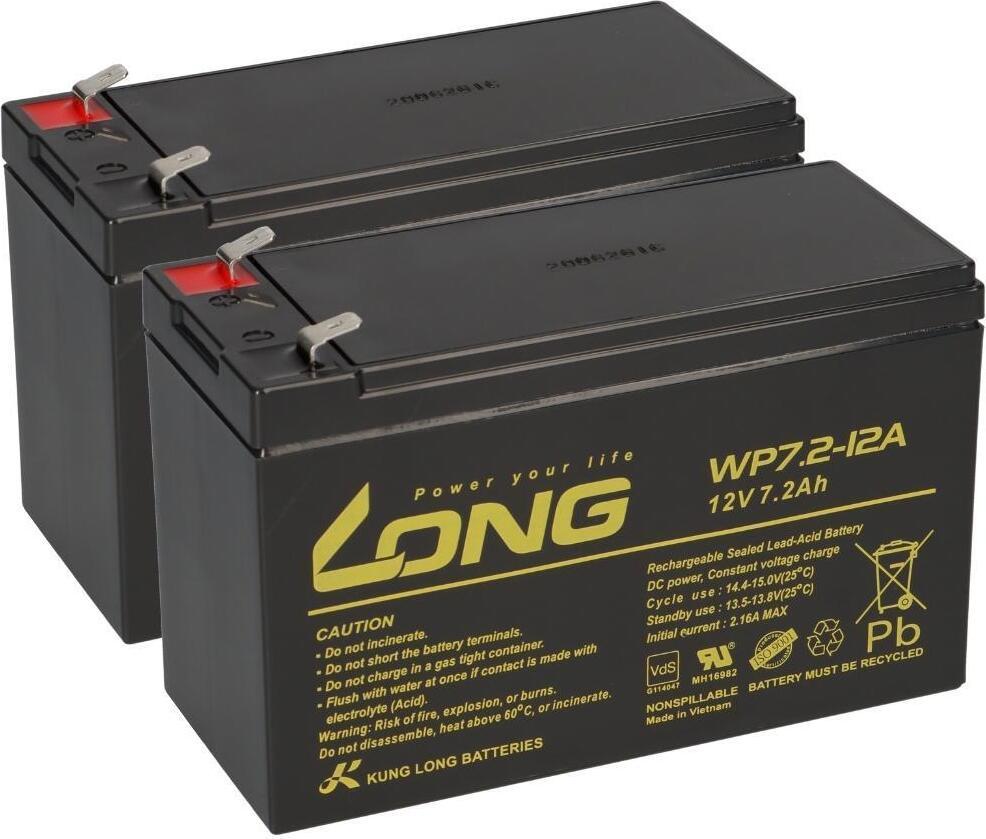 kunglong Ersatzakku für AdPos Micro 1200 mit VdS 12V 7,2Ah KuLo 1633