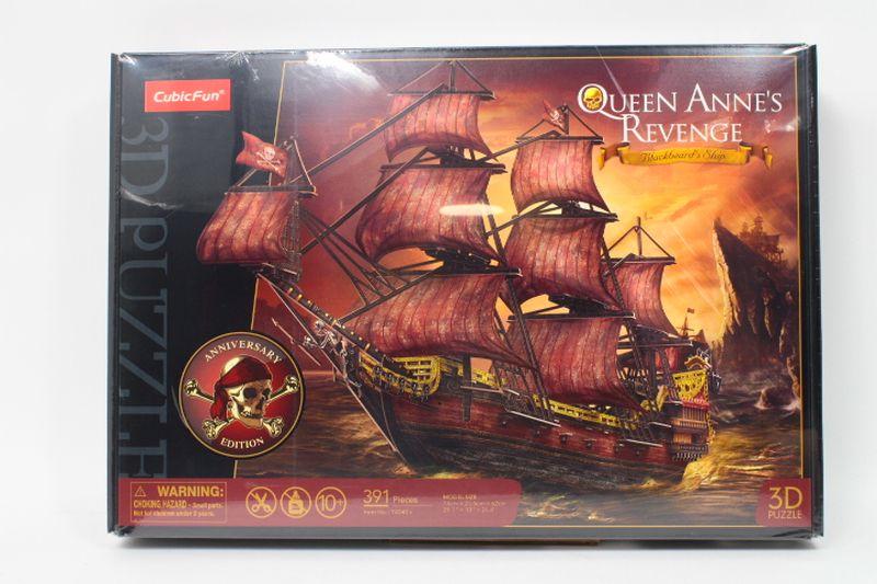 Tonecheer Puzzle 3D en bois pour adultes, modèle de bateau japonais en bois à faire soi