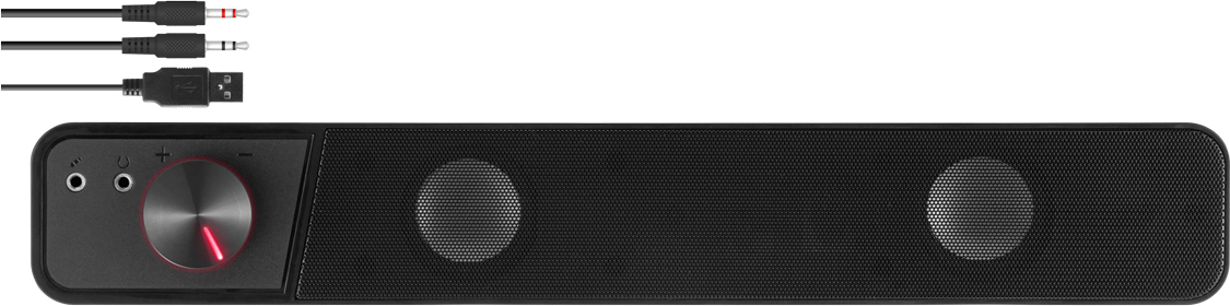 Reproduktor Speedlink BRIO, soundbar, stereo, čierny maloobchodný predaj