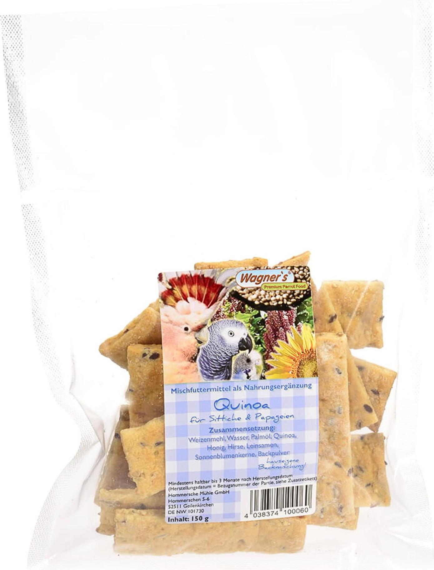 Wagner's - HAUSGEMACHTE Quinoa-Papageienkekse 150g