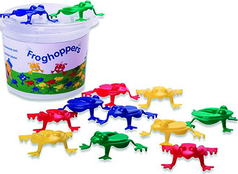 Vikingtoys Zauberfrösche, Froschhüpfen Spiel, hüpfende Frösche 1101