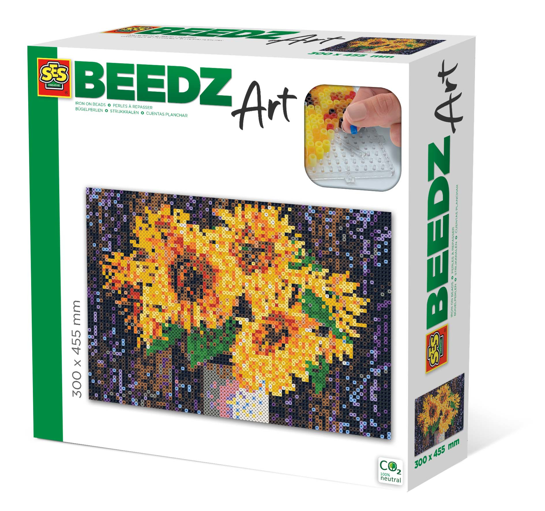 SES BEEDZ perles Tournesols 06003 Perles à repasser