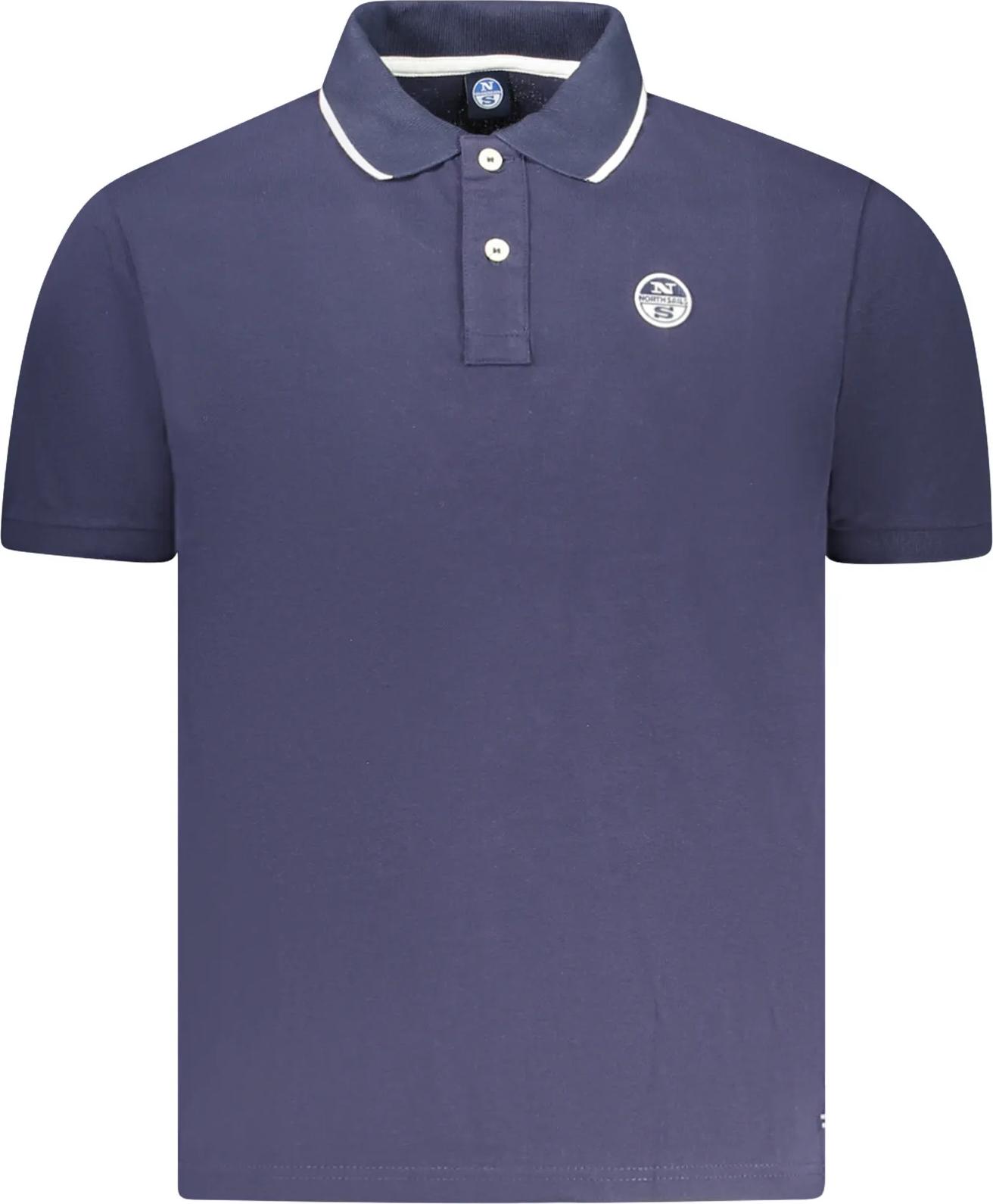 Poloshirt Kontrastdetails Applikation Logo North Sails : Größe - 2XL Größe: 2XL 995012000_BL0802_2XL