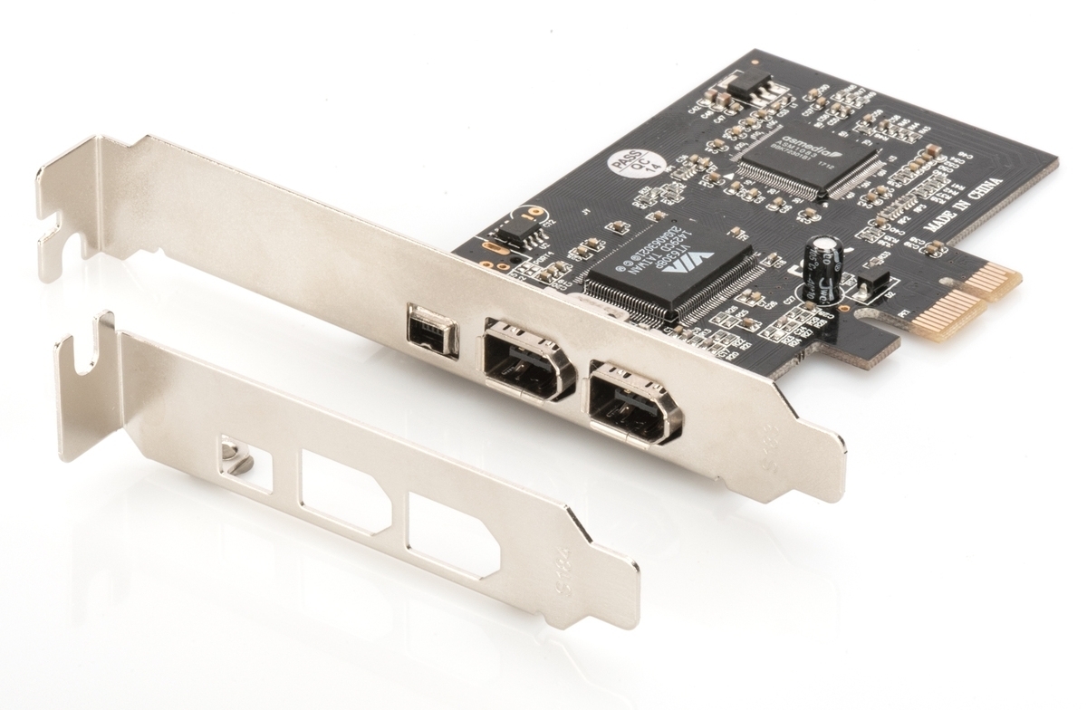 DIGITUS PCI Expr Card 2x Firewire400 ext, +1x FW400 int