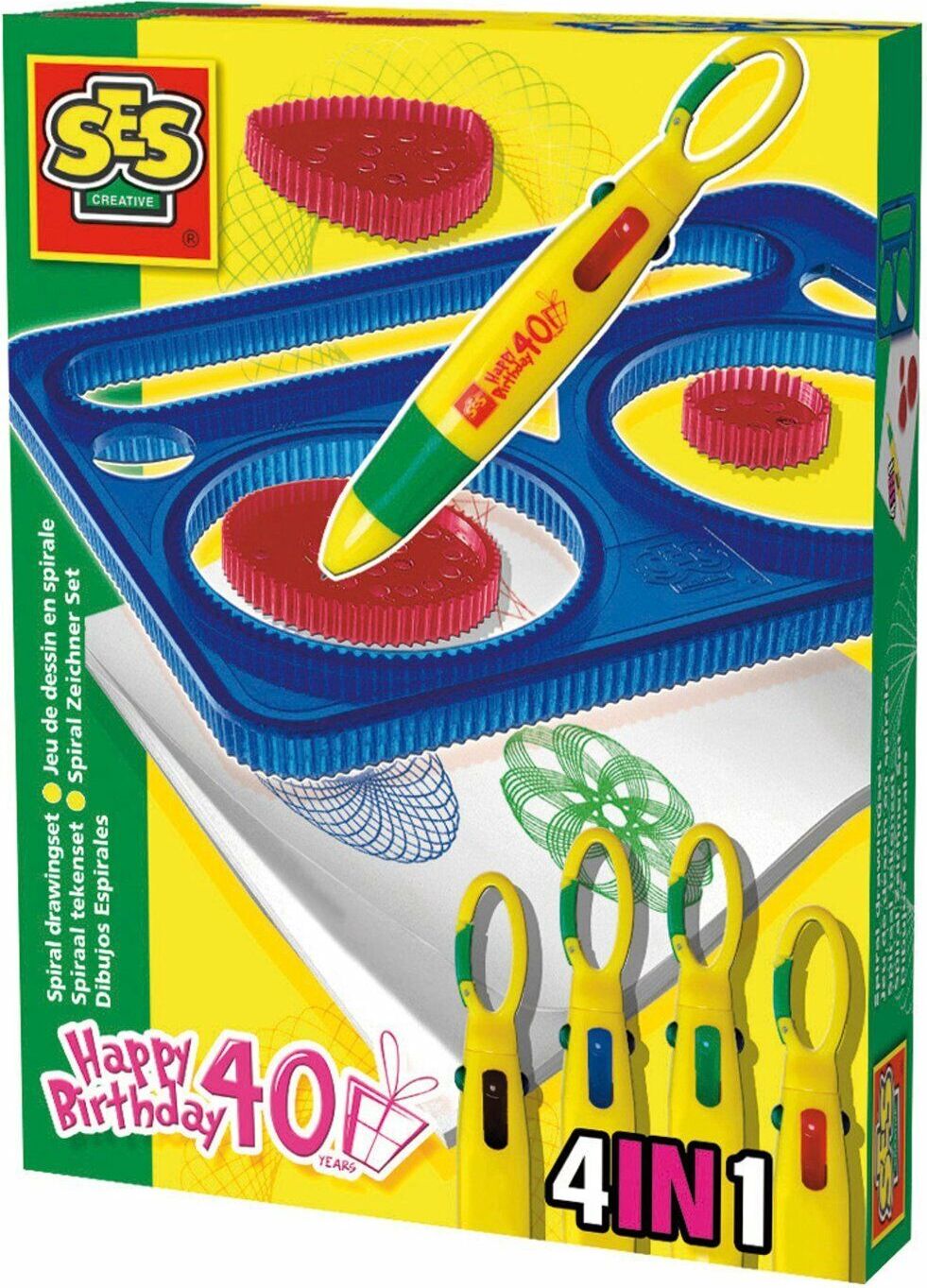 SES creative* 00947 - Spiral Zeichner Set Malen - Zeichnen