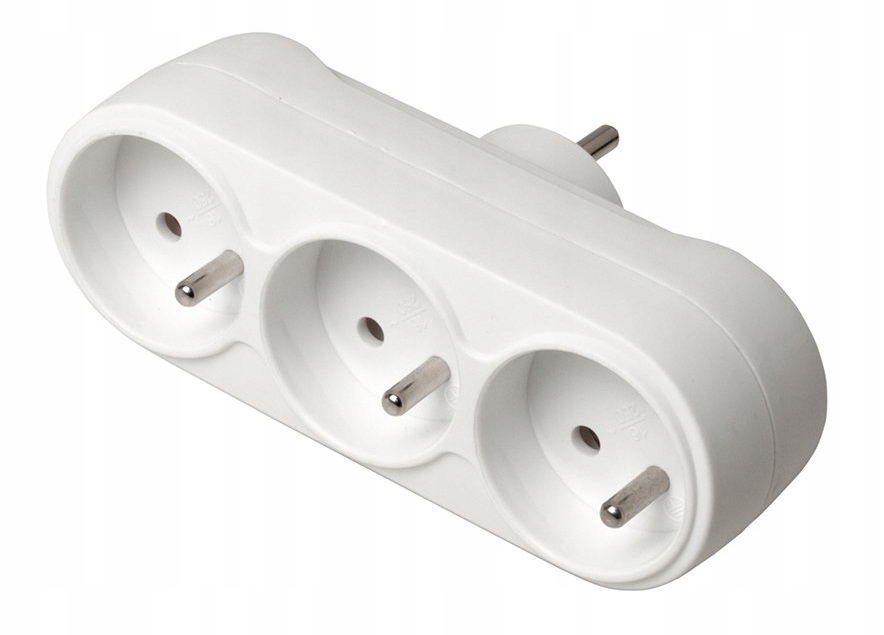 GTV - GTV AE-RU0103-00 Rozboka s uzemovacím kolíkem, 3x kulaté