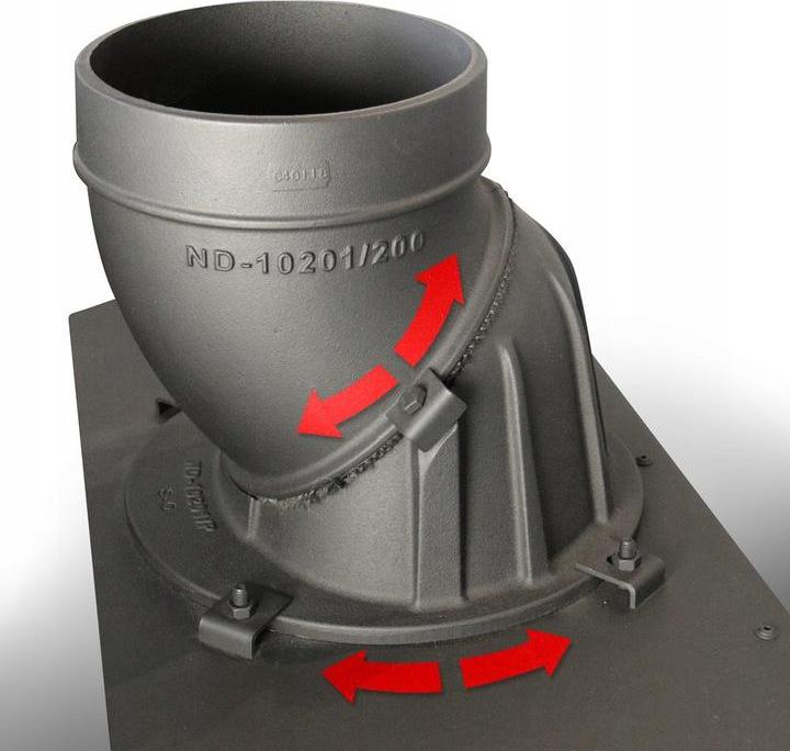 Oceľový krb KRATKI LUCY SLIM 8 kW Ø 160 čierny thermotec
