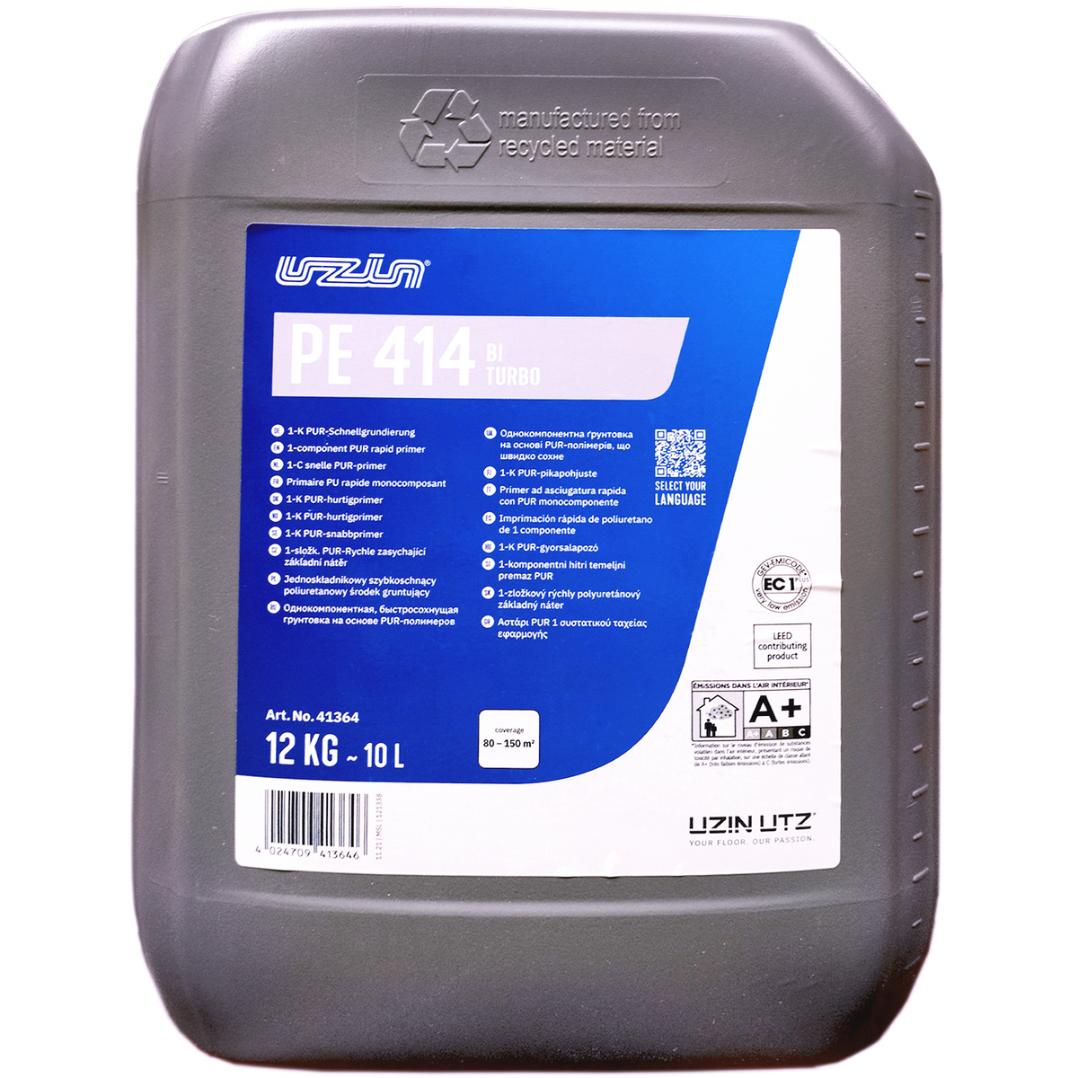 UZIN PE 414 BiTurbo 1-K PUR-Schnellgrundierung zur Parkettverlegung 12 kg NEU NEW-7604