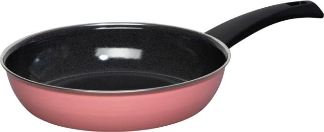 Riess Emaille Pfanne Bratpfanne 24 cm Pink