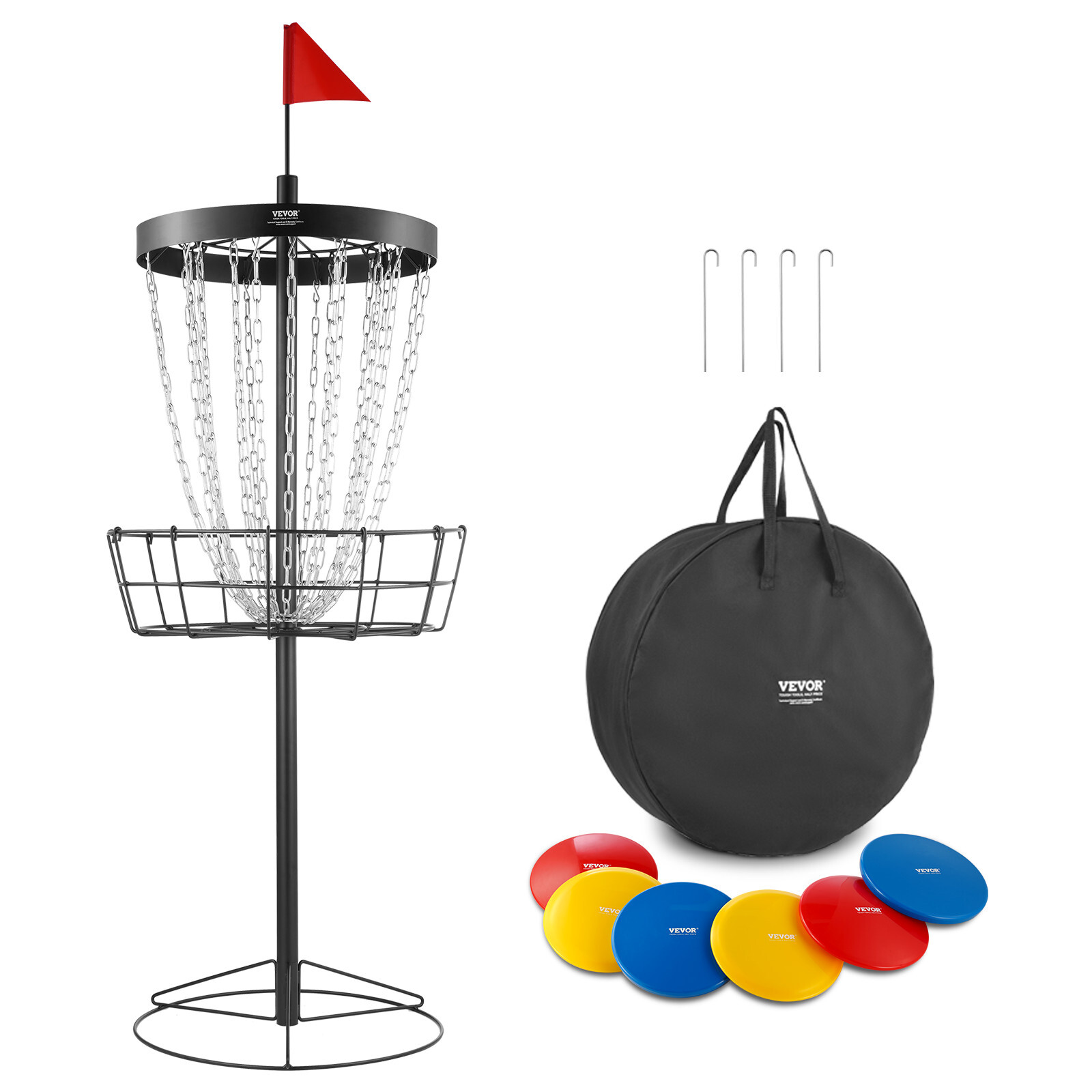 Disc Golf Netz 2,1x2,1m - Tragbares Trainingsnetz Mit 9 Zielen Für Garten