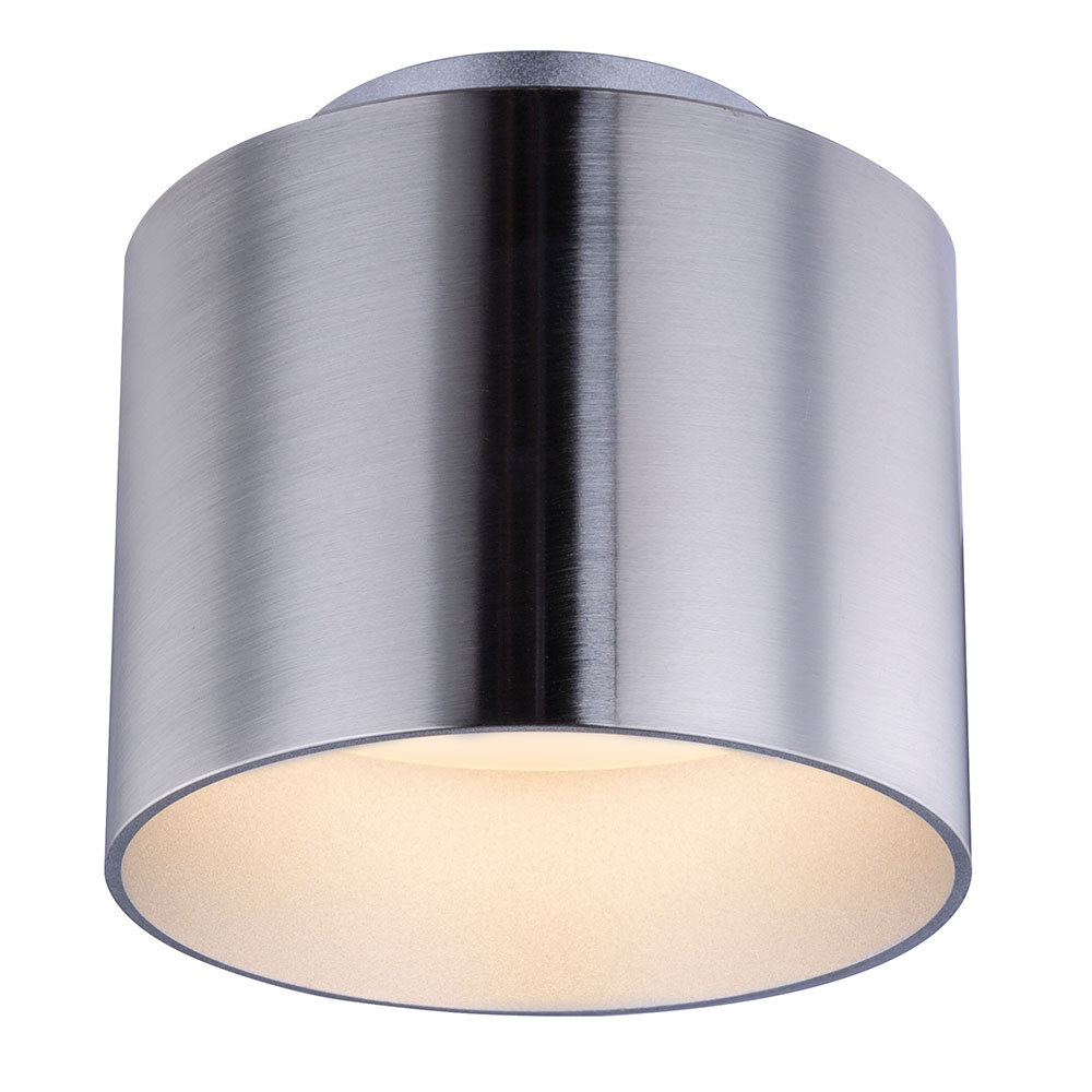 etc-shop LED Deckenleuchte, Aluminium, nickel-matt, 3 Lichtstufen 98744