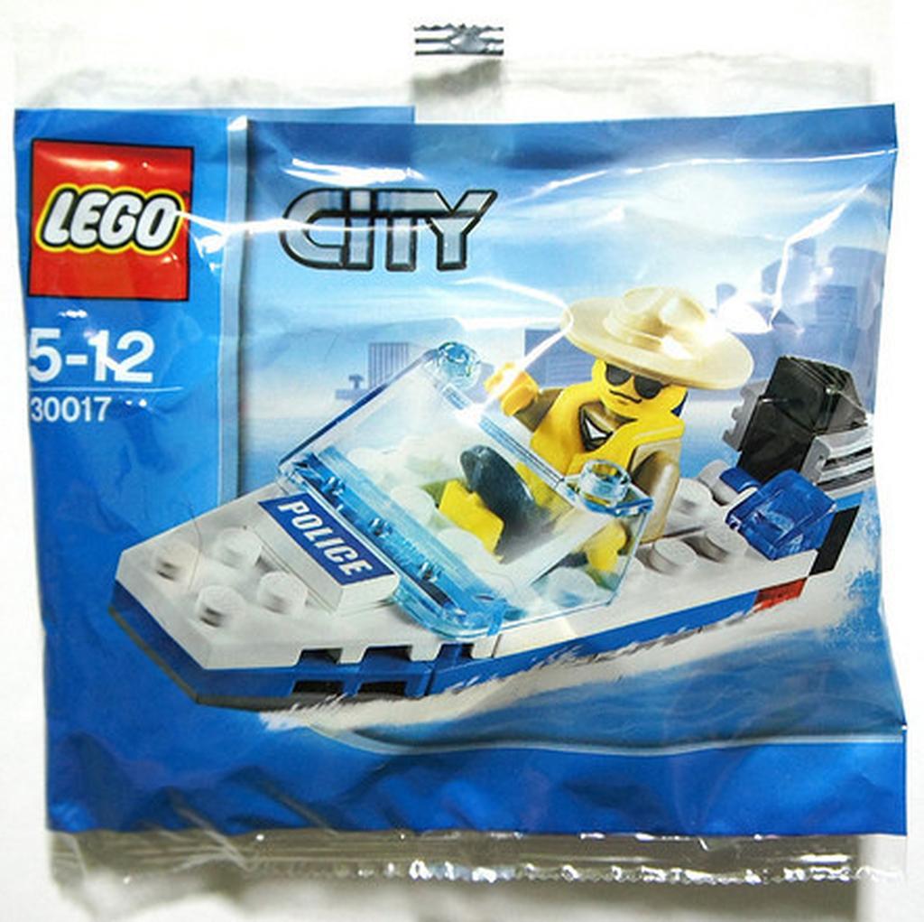 LEGO 30017 City - Policajný čln