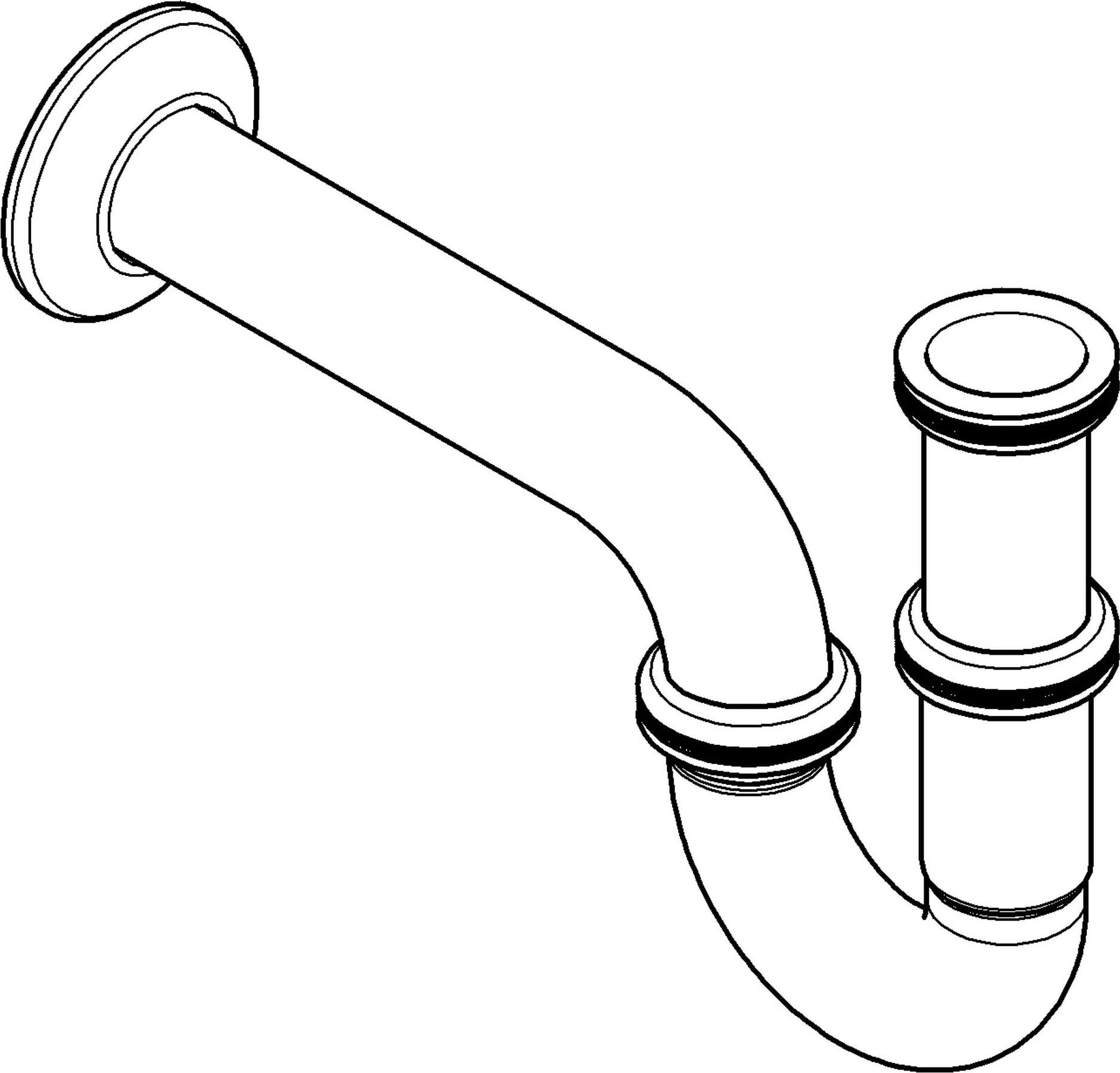 Grohe WT-Röhrensifon 5/4 Zoll chrom, 1 Stk. 28947000