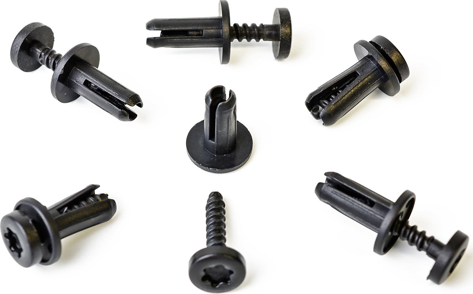 MYBA-Shop 5x Motorraum Befestigungs Torx Spreizclip für Peugeot Renault Citroen | 770307226 7703072261